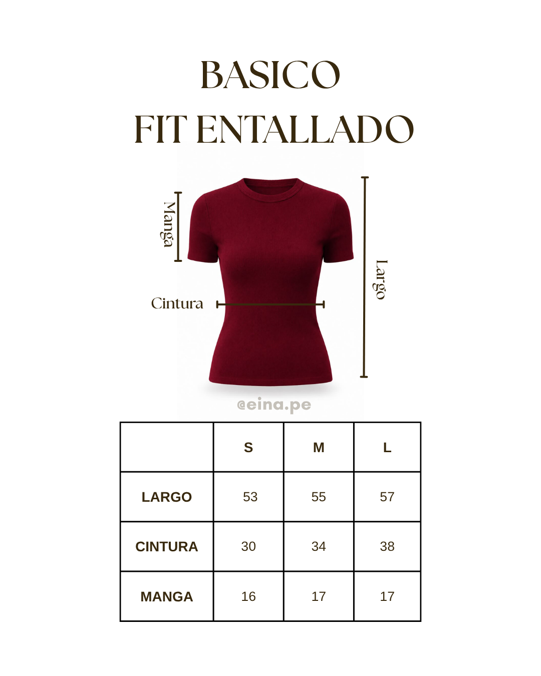 Polo básico a la cadera