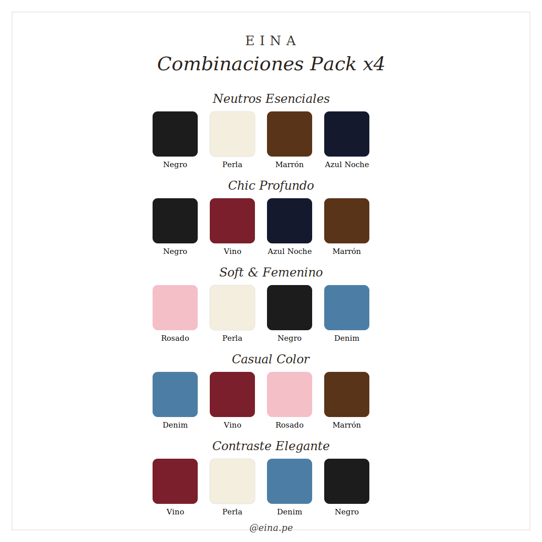 PACK X4 BASICOS MANGA CORTA